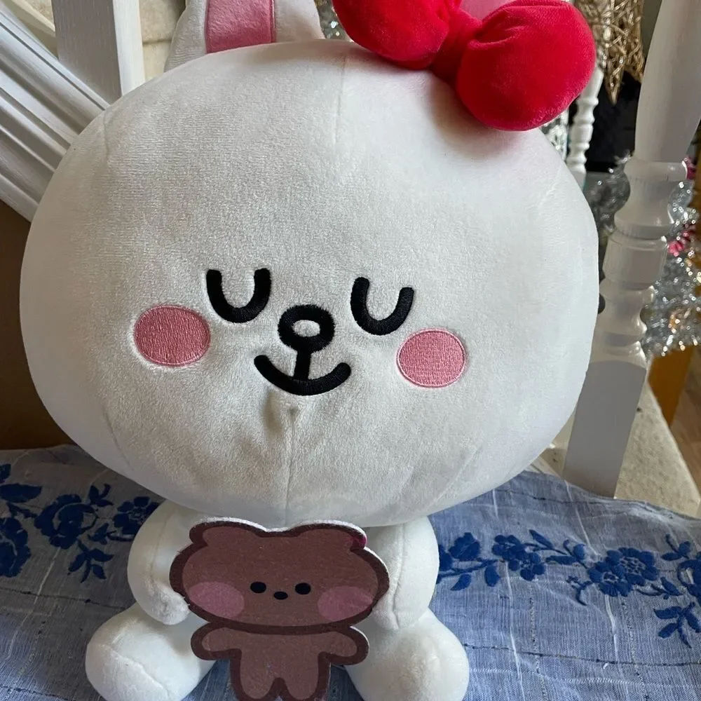 Lime Friends White Bunny Rabbit Plush Bunny!